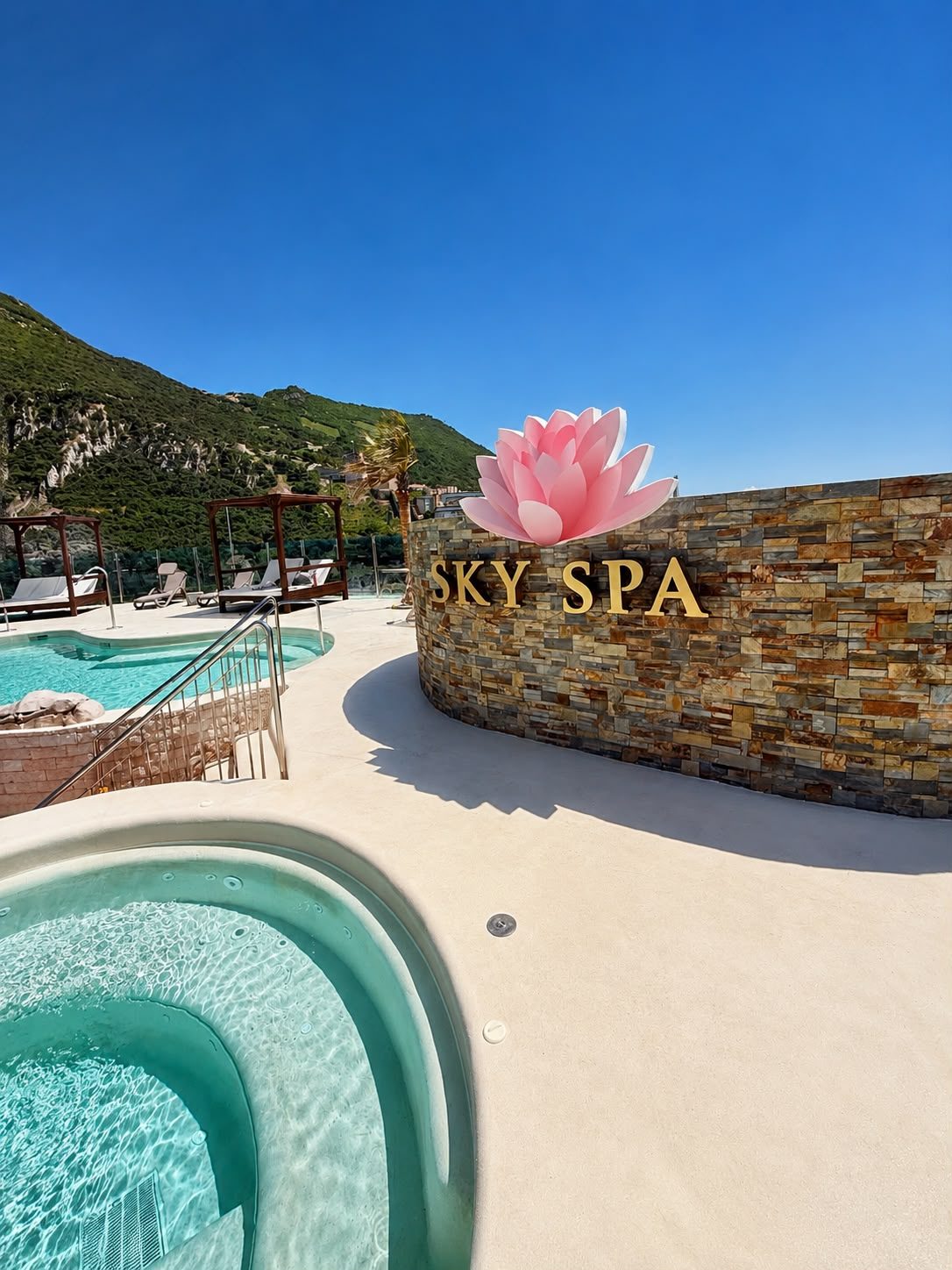 The Sky Spa terrace